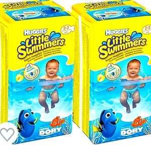 Huggies Little Swimmers Disposable Swim Diapers, X-Small (7lb-18lb.)